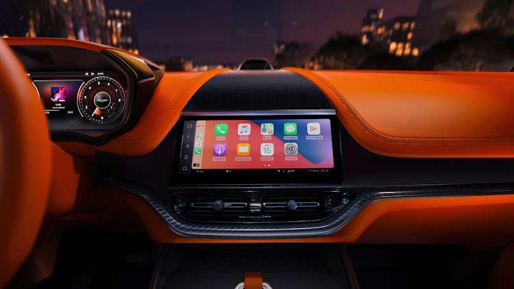 The new 10.25" touchscreen supports wireless Apple CarPlay and Android Auto.