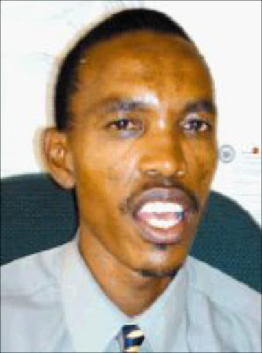 VISION: Acting deputy principal, Walter Mosimanegape Mabogola. Pic. 01/02/2007. © Unknown