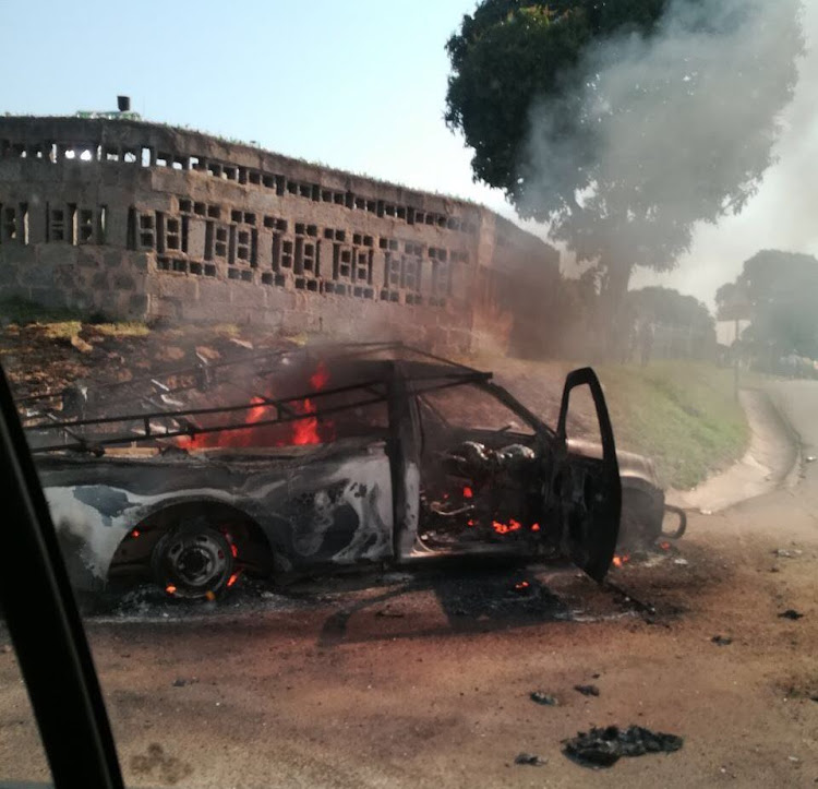 Two stolen cars were torched in Umlazi township as a form of tribute to the flashy criminal.