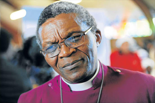 HEAVY BURDEN: Bishop Malusi Mpumlwana during the release of the South African Council of Churches’ Unburdening Panel report last week Picture: GALLO IMAGES