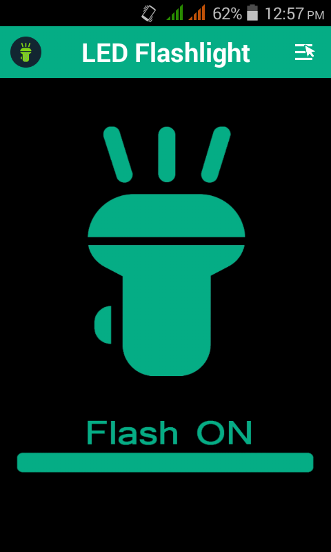 Android application LED Flash Light screenshort
