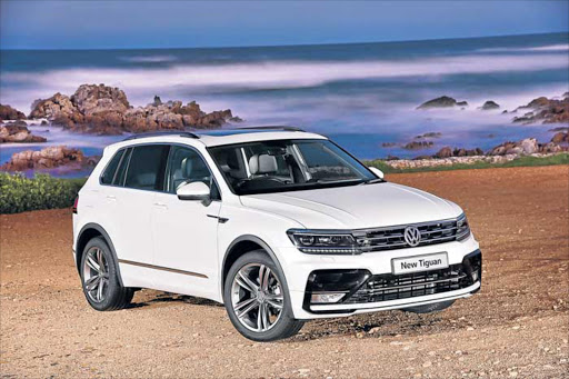 MAKEOVER MAGIC: Volkswagen’s new Tiguan, pictured here with the optional R-Line package, is a real head-turner Picture: MOTORPRESS