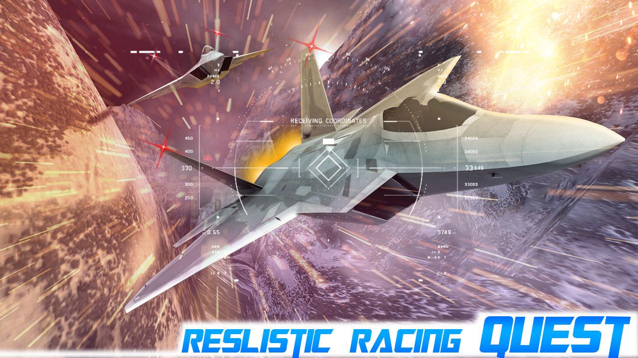 Android application Jet Fighter War Race screenshort