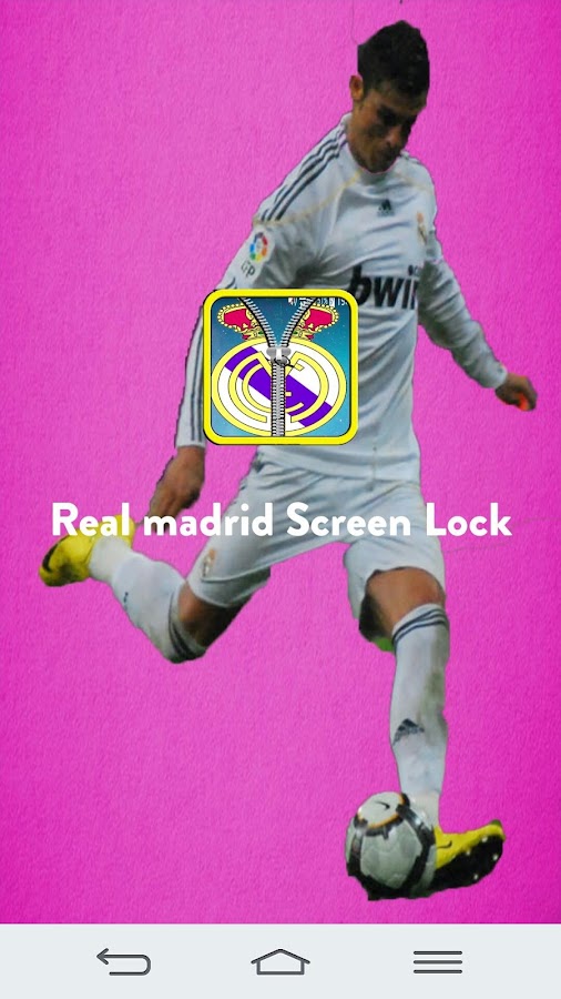 Real madrid Screen Lock — приложение на Android