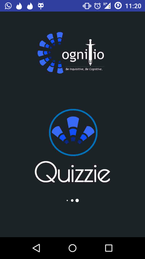 Android application Quizzie screenshort