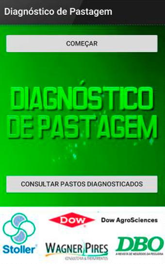 Android application Diagnóstico de Pastagem screenshort