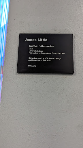 James Little   Radiant Memories   2020   Laminated glass Fabricated by Glasmalerei Peters Studios   Commissioned by MTA Arts & Design and Long Island Rail Road   #mtaartsSubmitted by @lampbane