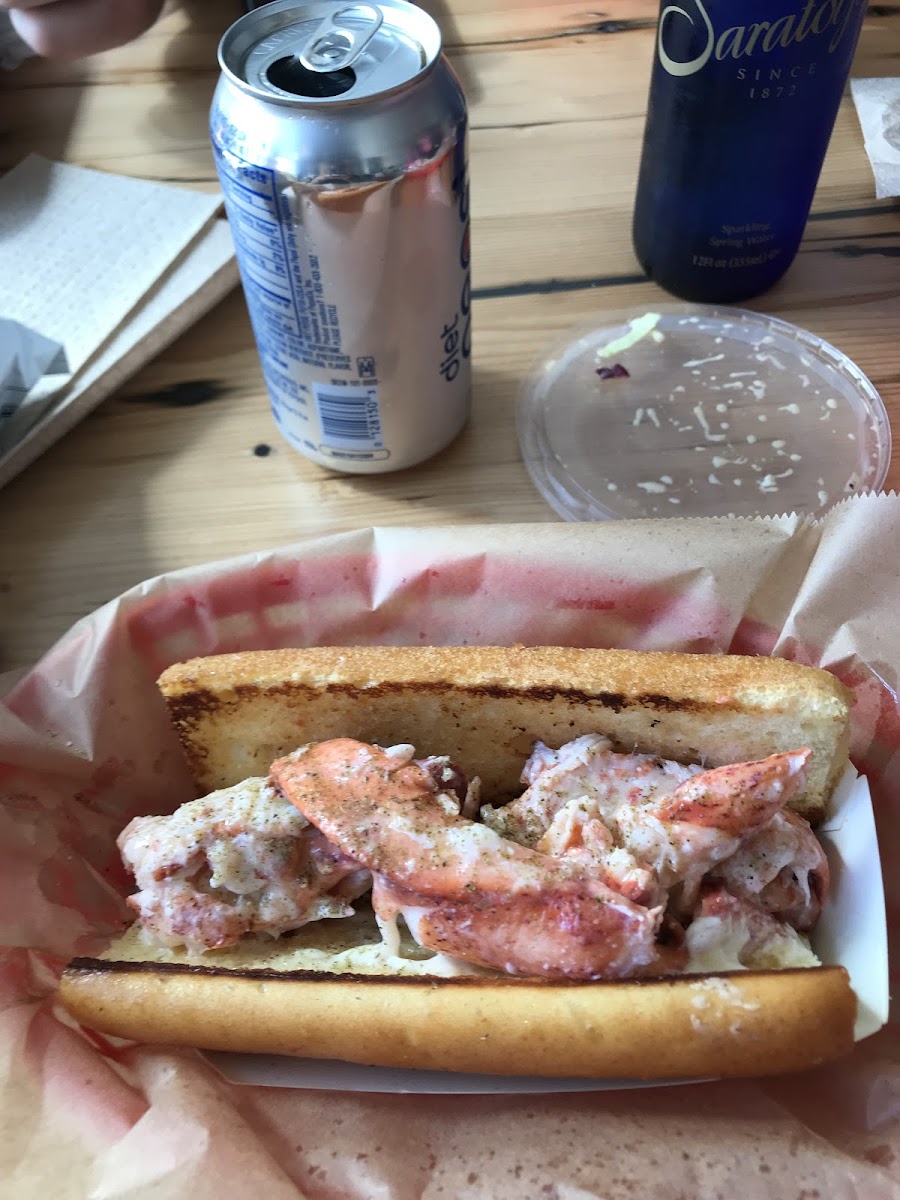 Amazing!   Delish GF lobster roll!