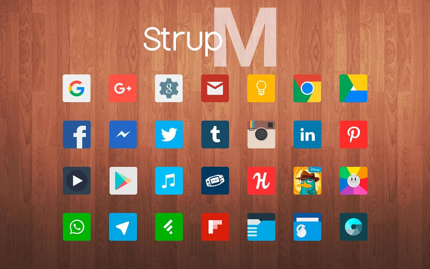    Strup M - Icon Pack- screenshot  