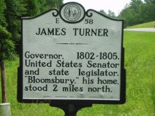 Governor, 1802-1805, United States Senator and state legislator. "Bloomsbury," his home, stood 2 miles north.Plaque via North Carolina Highway Historical Marker Program, and is used with their...