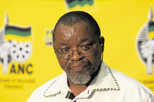 ANC chairperson Gwede Mantashe.