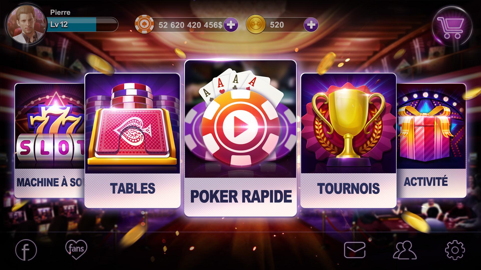 Android application Poker France HD screenshort