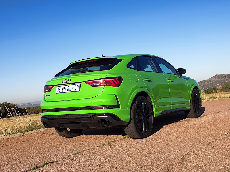 The RS Q3 is available in a standard SUV body style and this sleeker Sportback. Picture: DENIS DROPPA