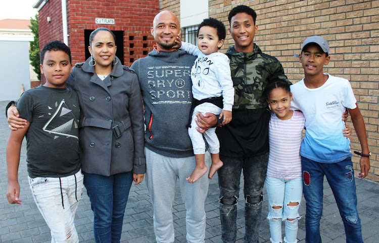 Raygaan Jantjies and his family were saved from a rip current off Clovelly beach on December 16.