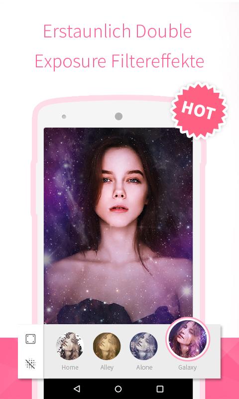 Android application Bestie - Camera360 Selfie screenshort