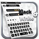 ダウンロード Black and White Keyboard Theme をインストールする 最新 APK ダウンローダ