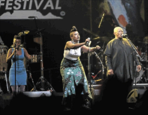 CONFIDENT: Thandiswa Mazwai, who has just returned to South Africa after a year's sabbatical in London, will perform at the Joy of Jazz festival in Newtown, Johannesburg. PHOTO: ESA ALEXANDER