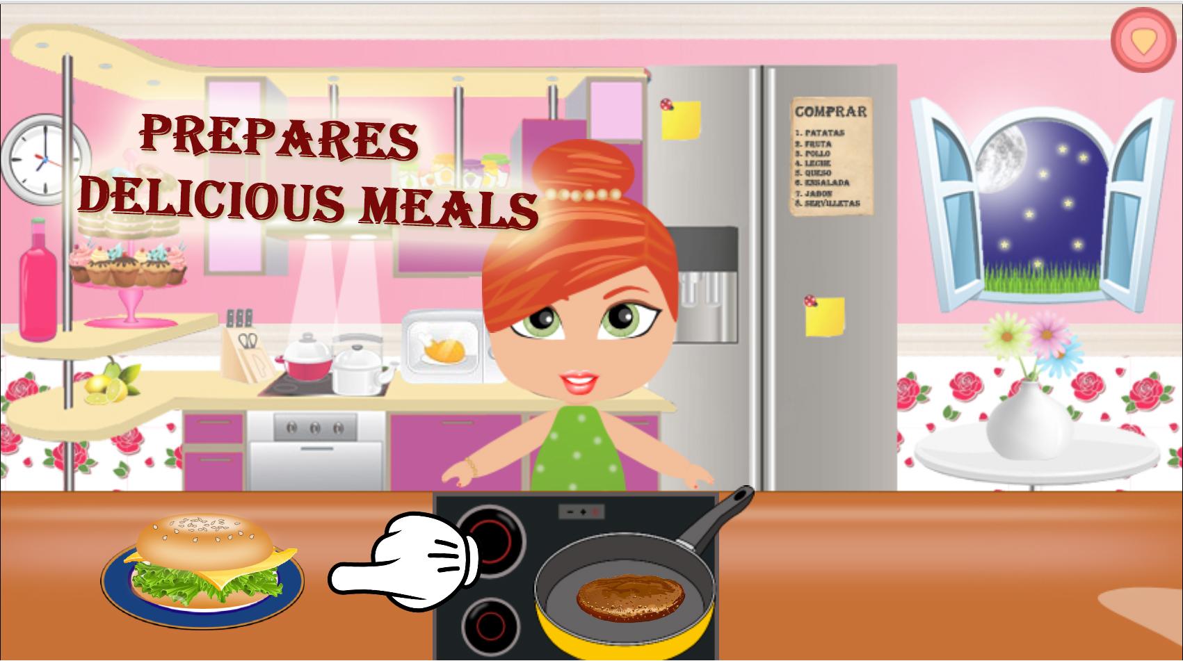 Android application Princess Girl Cooking Food screenshort