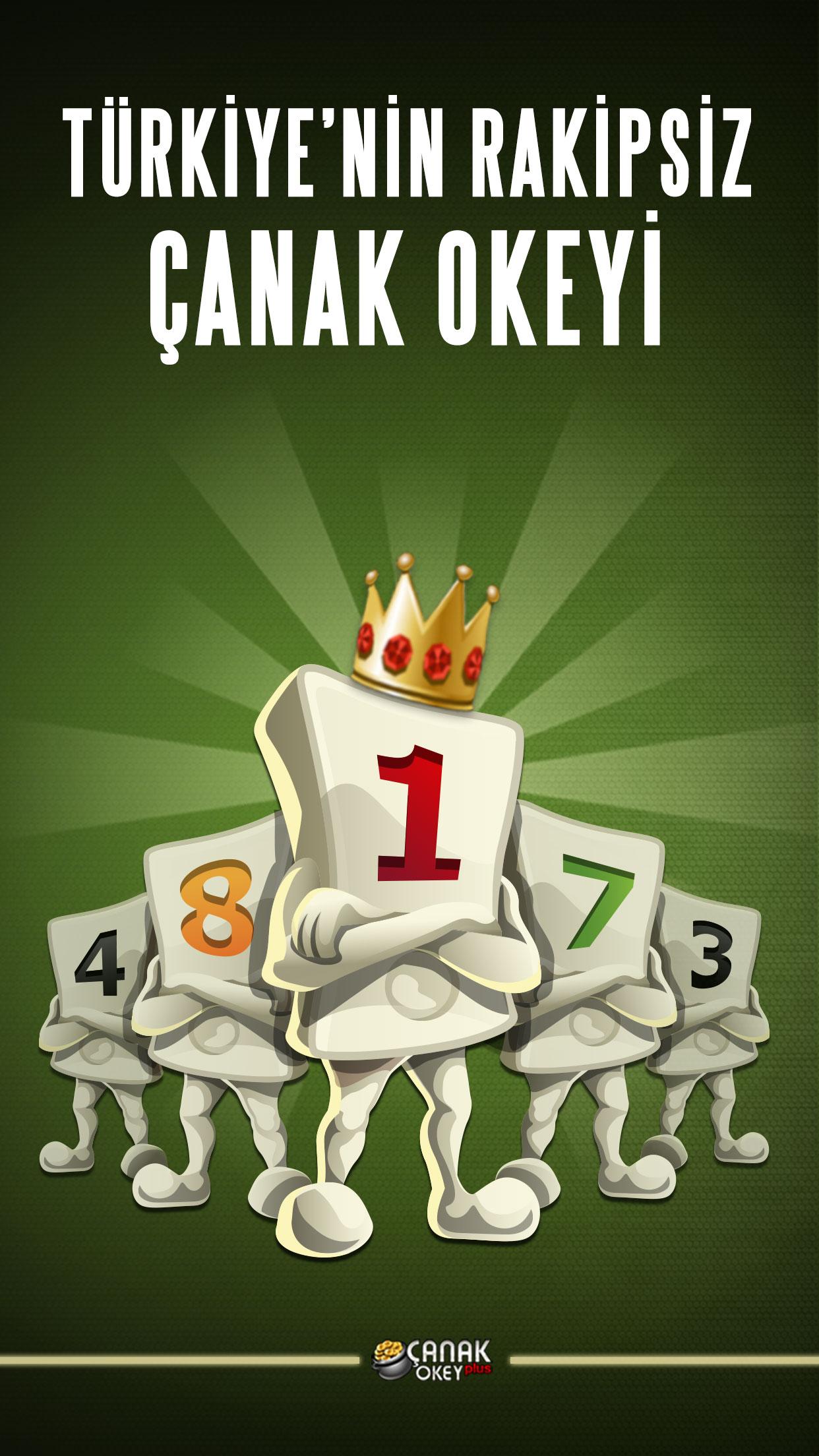 Android application Çanak Okey Plus screenshort