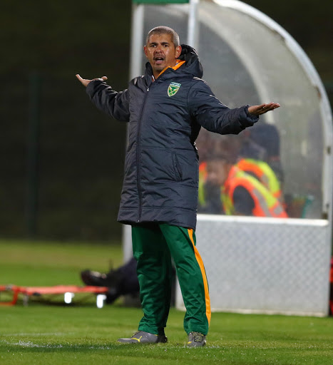 Clinton Larsen of Golden Arrows during the Absa Premiership match between Golden Arrows and Cape Town City FC at Princess Magogo Stadium on September 14, 2016 in Durban, South Africa.