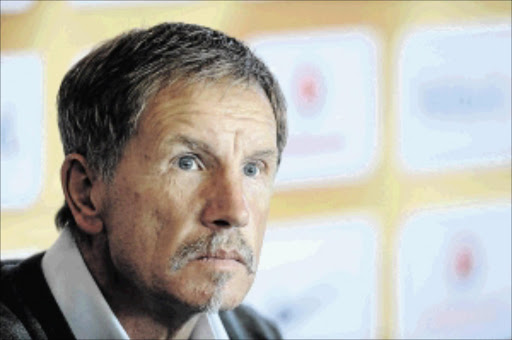 WANTED: Stuart Baxter during the Kaizer Chiefs press conference at the Chiefs Village in Naturena yesterday Photo: Lefty Shivambu/Gallo Images