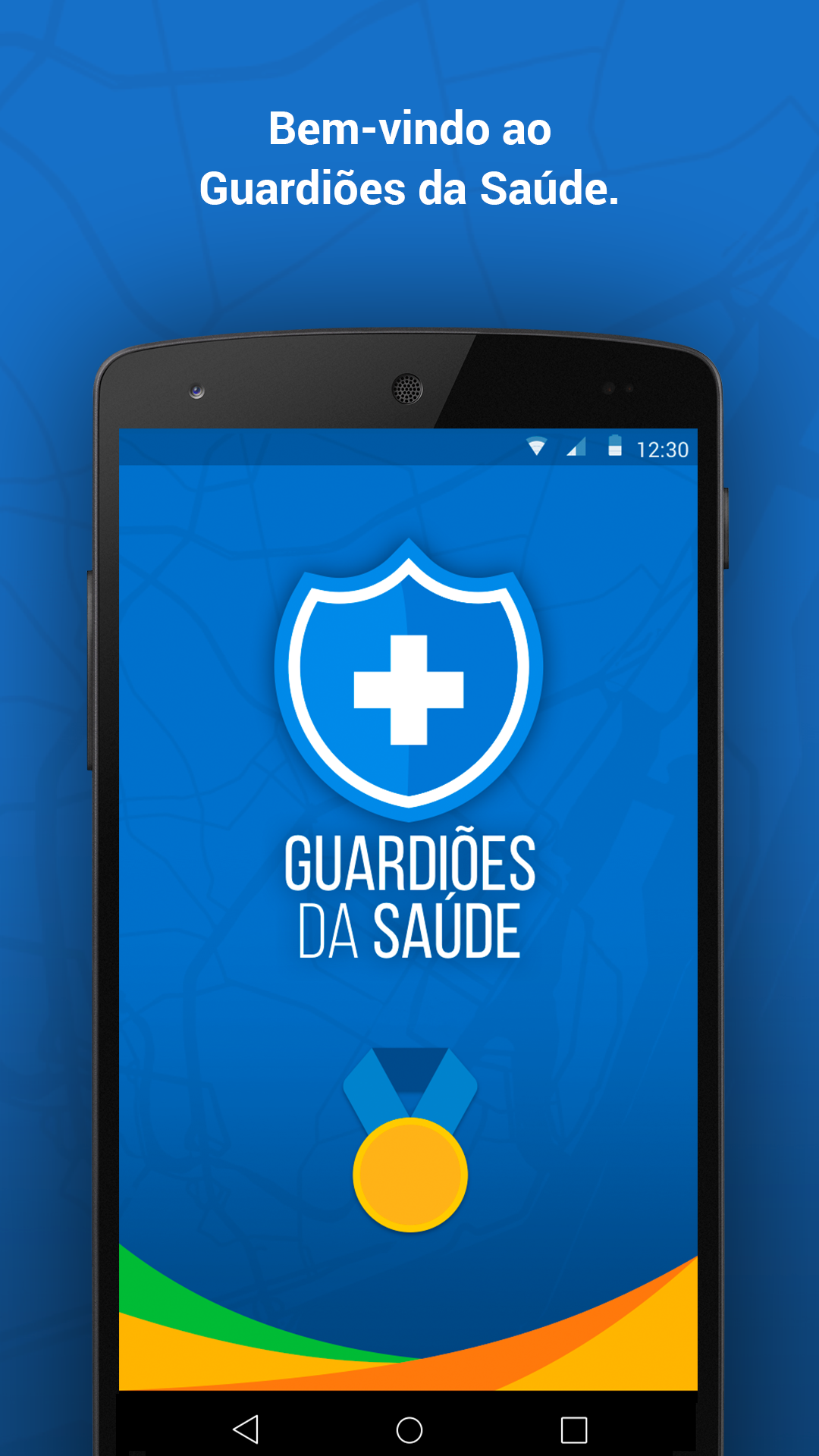 Android application Guardiões da Saúde screenshort