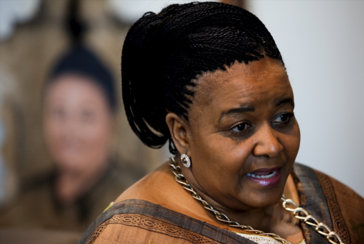 Minister of Environmental Affairs, Edna Molewa during an interview on August 14 2014 in her offices in Pretoria, South Africa