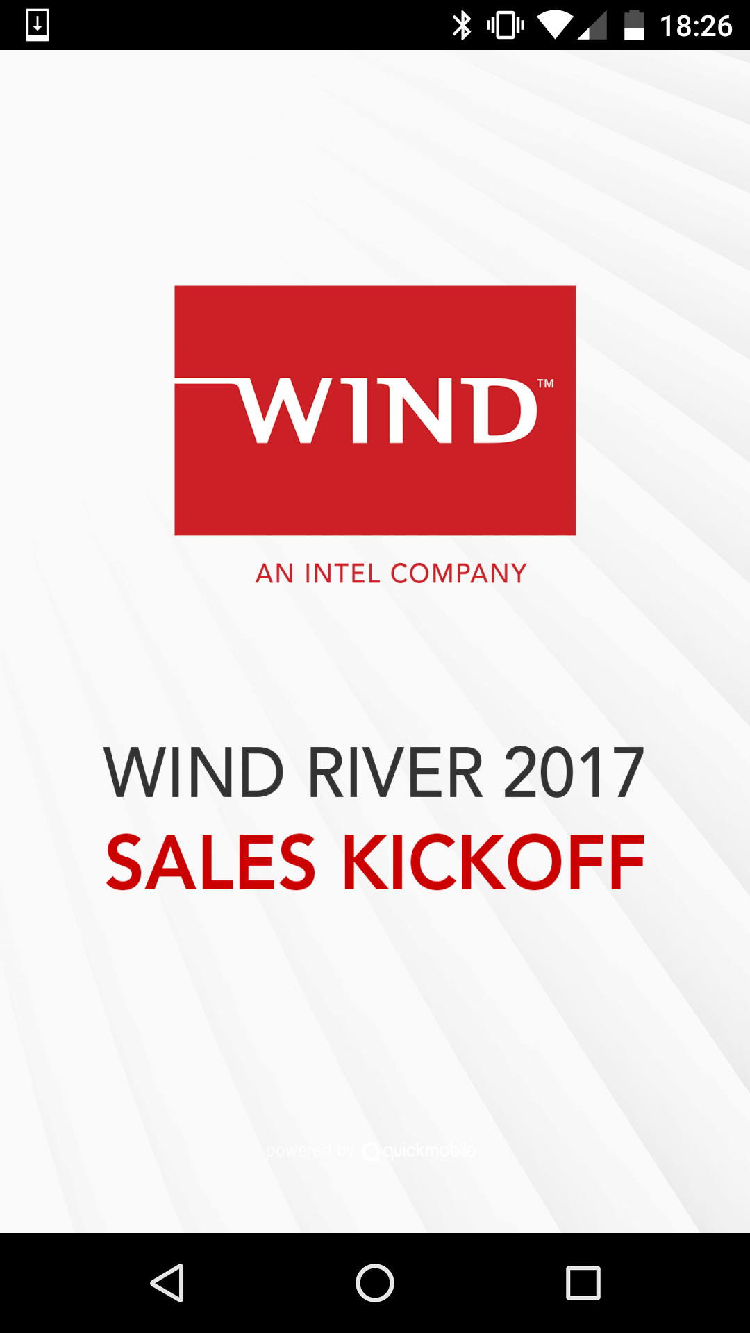 Android application Wind River Sales Kickoff 2017 screenshort