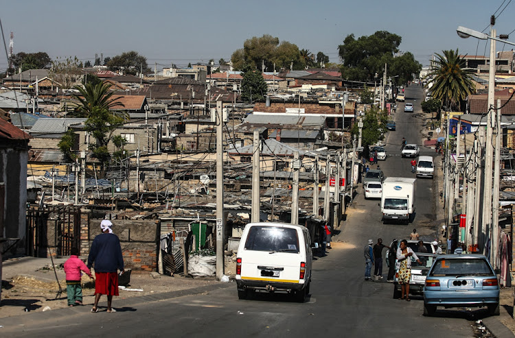 General view of a street in Alexandra