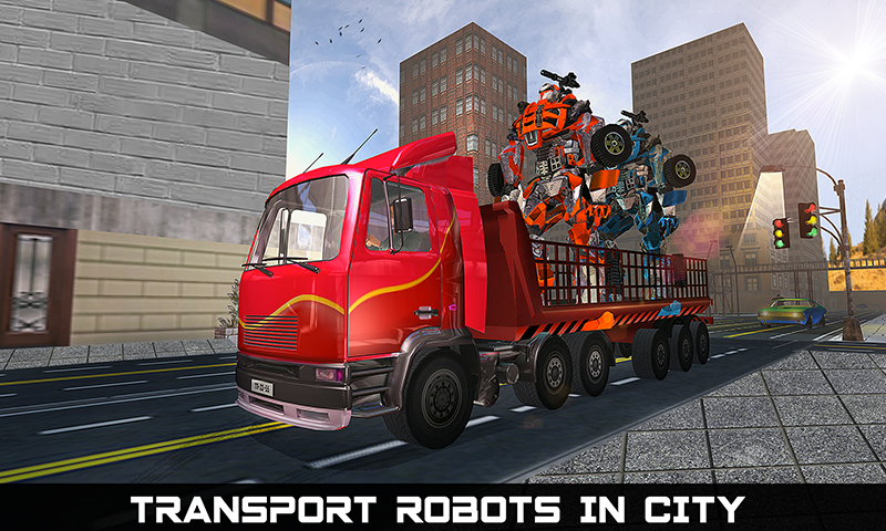 Android application Car Robot Transport Truck screenshort