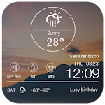 Transparent weather forecast Apk