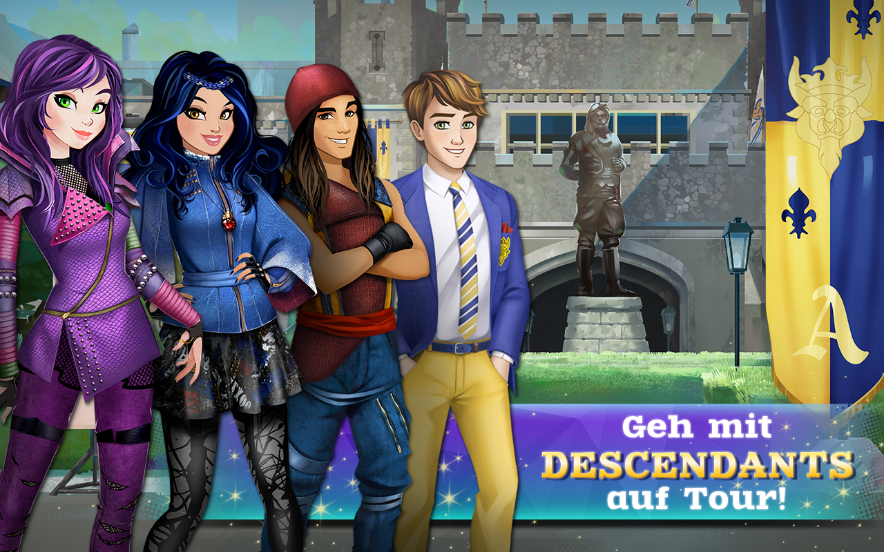 Android application Descendants screenshort