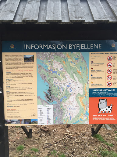 Informasjon Byfjellene Nattlandsfjellet
