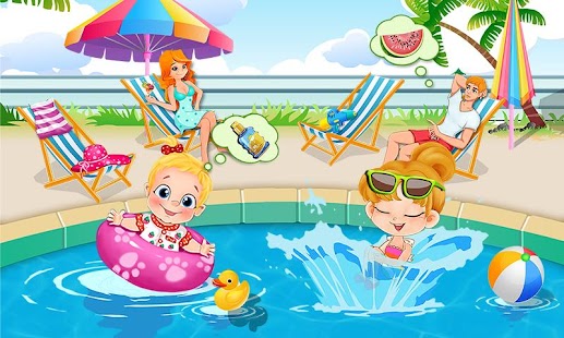 How to install Hello！ My Family Pool Party 1.0.7 mod apk for android