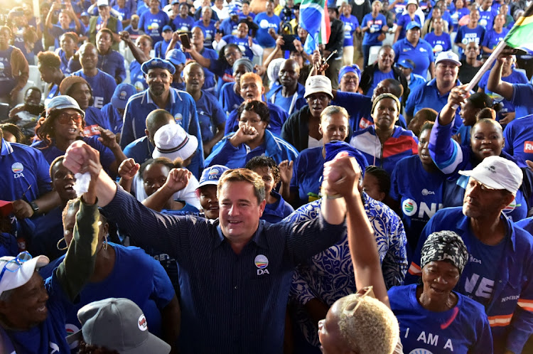 John Steenhuisen on the campaign trail. Picture: Eugene Coetzee