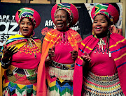 Nobesuthu Tshawe,  Hilda Tloubatla and Amanda Nkosi during a press conference for the Cape Town Jazz Festival. Photo: Veli Nhlapo
