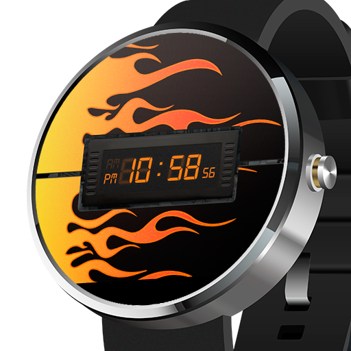 Fire Flame Watch Face