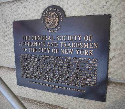 Plaque via Jack Curry's site Dedicated NYC. Original page here.