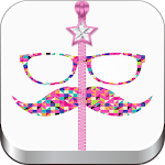 Hipster Zipper Lock Screen Apk