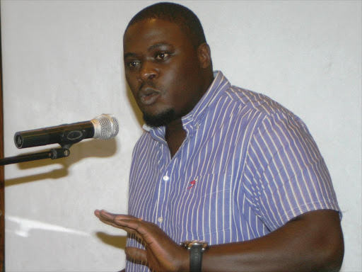 Nominated MP Johnson Sakaja during a joint press briefing with Parliamentary Committees. Photo/FILE