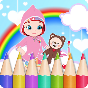 Download Painting Rainbow Ruby Coloring Book Games For PC Windows and Mac