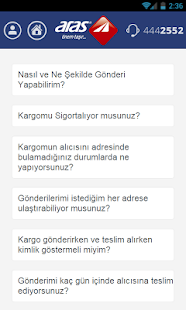 Aras Kargo Mobil Uygulama Screenshot