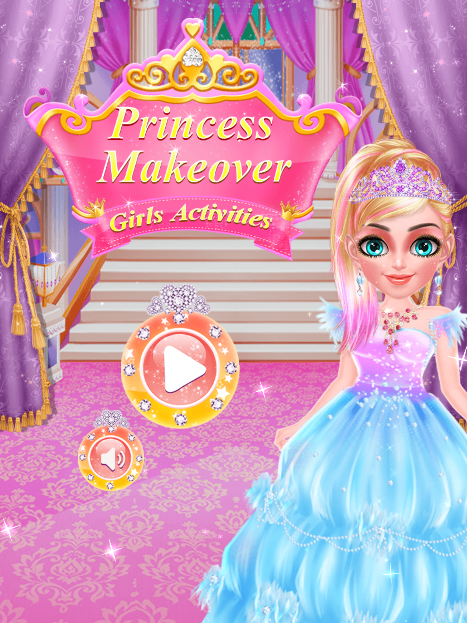 Android application Princess Makeover screenshort