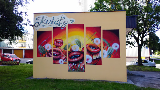 Kwiaty Mural