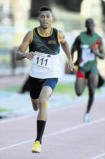 FOCUSED: Wade van Niekerk broke the 15-year-old South African 400m record when he clocked 44.38sec in New York Picture: GALLO IMAGES