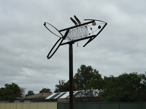 Flying Fish Sculpture 