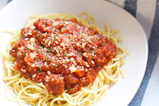 Meat Sauce with Spaghetti