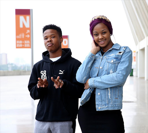 Durban’s recording artists Nasty C and Babes Wodumo at Moses Mabhida Stadium during an eThekwini Municipality’s mayoral send-off breakfast. The pair will jet off to Los Angeles later this month to attend the BET Awards in which they were both nominated. /THULI DLAMINI