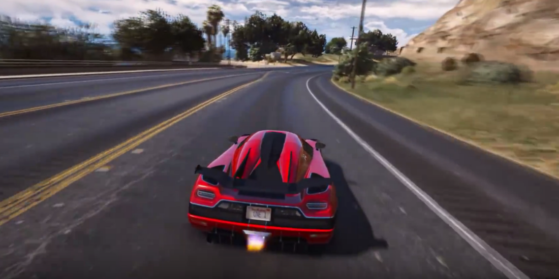 Android application Supercar Race Koenigsegg 3D screenshort