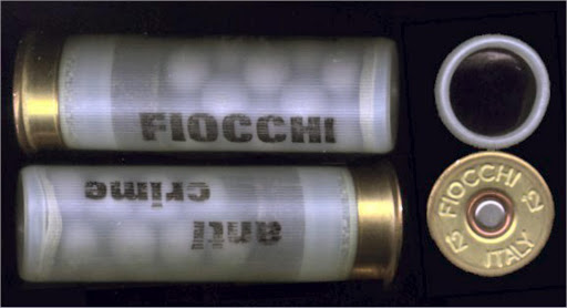 Two rounds of Fiocchi 12 gauge rubber buckshot. File photo